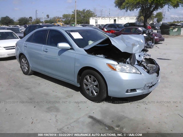 4T1BE46K27U580411 - 2007 TOYOTA CAMRY NEW GENERAT CE/LE/XLE/SE BLUE photo 1