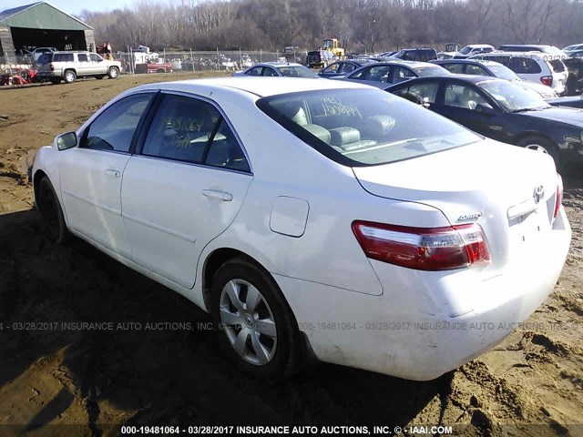 4T1BE46KX7U595173 - 2007 TOYOTA CAMRY NEW GENERAT CE/LE/XLE/SE WHITE photo 3