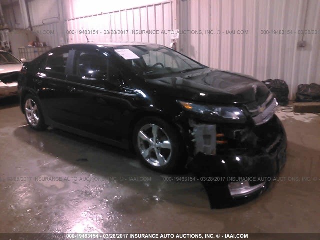 1G1RB6E46CU109844 - 2012 CHEVROLET VOLT BLACK photo 1