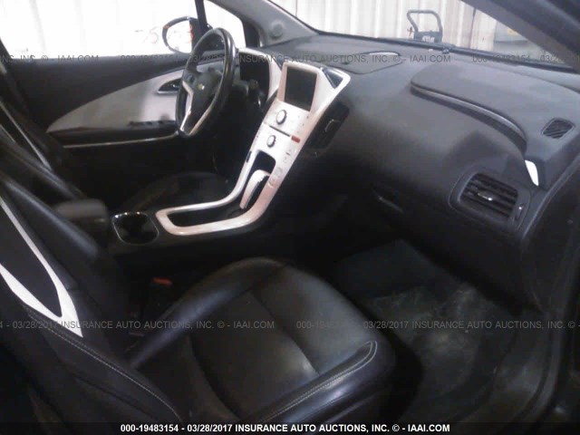 1G1RB6E46CU109844 - 2012 CHEVROLET VOLT BLACK photo 5