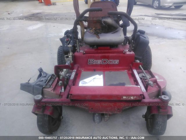 12010640 - 2012 BIG DOG ZERO TURN MOWER  RED photo 5