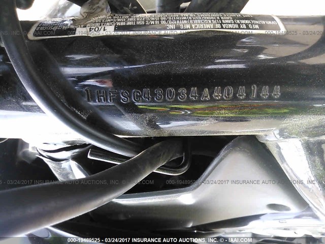 1HFSC43034A404144 - 2004 HONDA VT1100 C2 BLACK photo 10