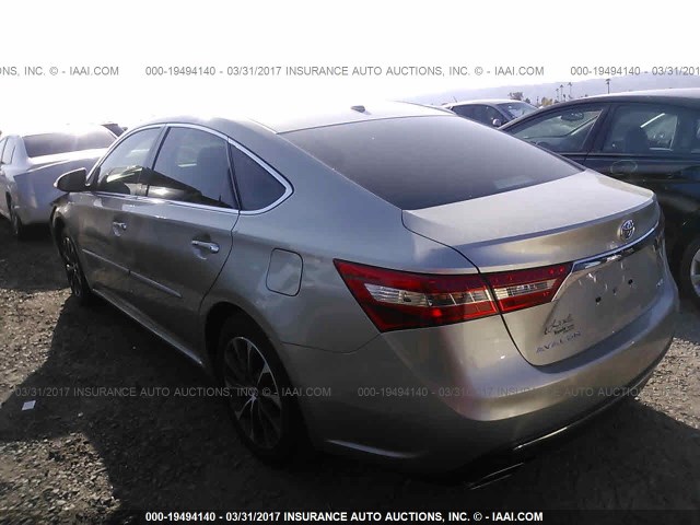 4T1BK1EBXGU240383 - 2016 TOYOTA AVALON XLE PLUS/PREMIUM/TOUR/LTD TAN photo 3