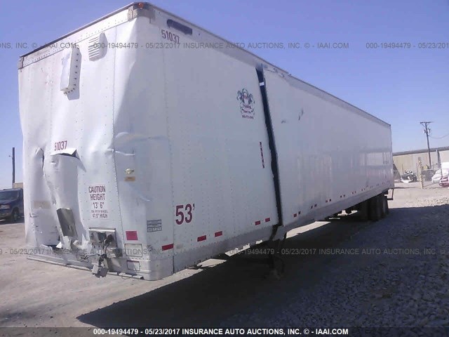 1GRAA06296J615021 - 2006 GREAT DANE TRAILERS VAN  WHITE photo 2