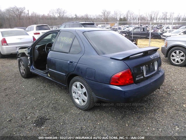 3N1CB51D26L585846 - 2006 NISSAN SENTRA 1.8/1.8S BLUE photo 3