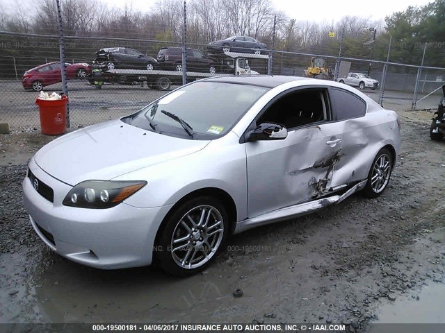 JTKDE167X80246328 - 2008 TOYOTA SCION TC 银色 照片 2