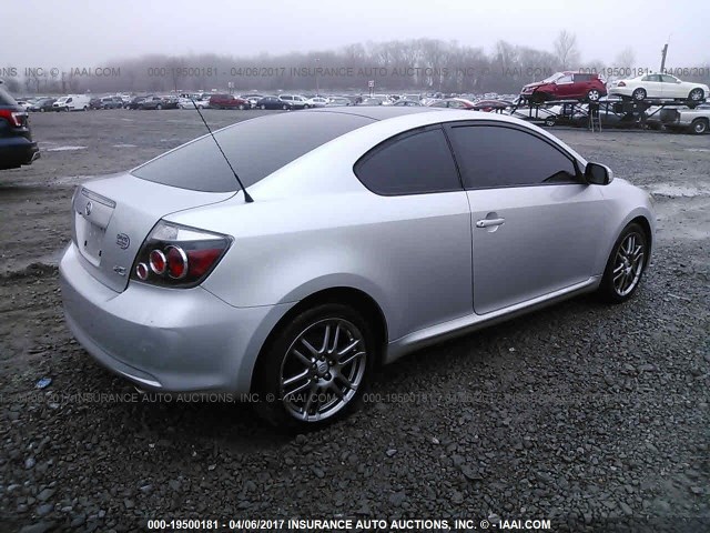 JTKDE167X80246328 - 2008 TOYOTA SCION TC 银色 照片 4