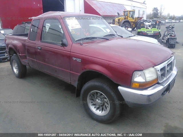 1FTZR15V5XPC00994 - 1999 FORD RANGER SUPER CAB RED photo 1