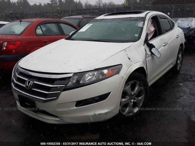 5J6TF2H55CL000824 - 2012 HONDA CROSSTOUR EXL თეთრი ფოტო 2