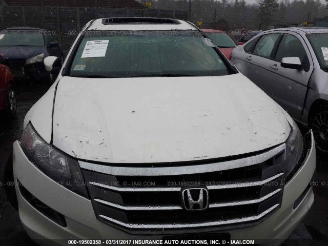 5J6TF2H55CL000824 - 2012 HONDA CROSSTOUR EXL თეთრი ფოტო 6