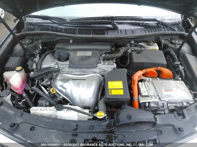 4T1BD1FK1CU014350 - 2012 TOYOTA CAMRY HYBRID/LE/XLE 黑色 照片 10