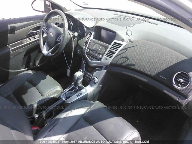 1G1PG5SB7E7208891 - 2014 CHEVROLET CRUZE LTZ SILVER photo 5