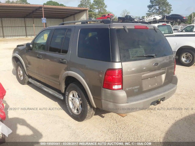 1FMZU62E02ZC49772 - 2002 FORD EXPLORER XLS BROWN photo 3