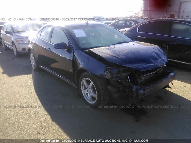 1G2ZJ57K594272482 - 2009 PONTIAC G6 BLUE photo 1