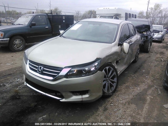 1HGCR2F52FA269557 - 2015 HONDA ACCORD SPORT Алтын фото 2