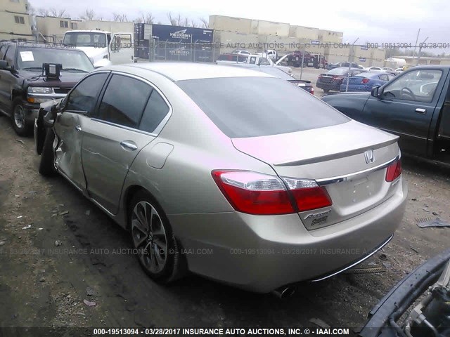 1HGCR2F52FA269557 - 2015 HONDA ACCORD SPORT Алтын фото 3