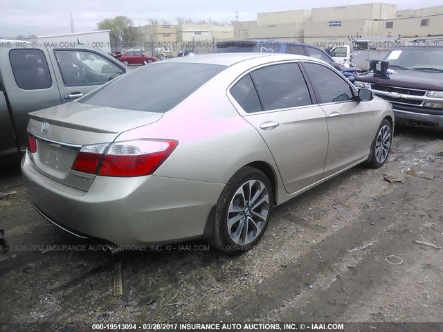 1HGCR2F52FA269557 - 2015 HONDA ACCORD SPORT Алтын фото 4