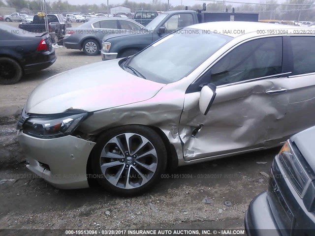 1HGCR2F52FA269557 - 2015 HONDA ACCORD SPORT Алтын фото 6