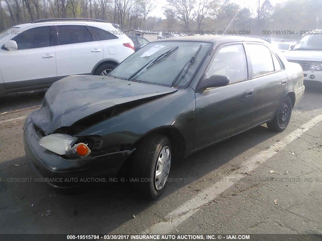 2T1BR12E8YC284444 - 2000 TOYOTA COROLLA VE/CE/LE 绿色 照片 2