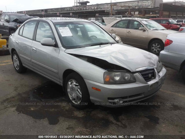 KMHDN46D26U272454 - 2006 HYUNDAI ELANTRA GLS/GT/LIMITED SILVER photo 1