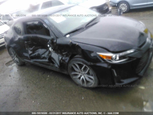 JTKJF5C78E3068795 - 2014 TOYOTA SCION TC BLACK photo 1