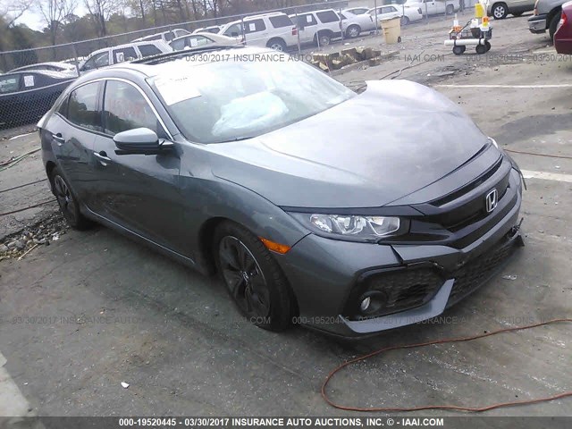 SHHFK7H77HU208242 - 2017 HONDA CIVIC EXL GRAY photo 1