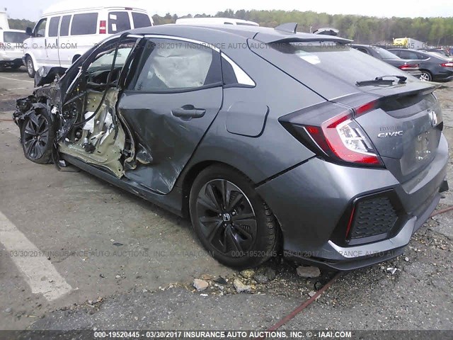 SHHFK7H77HU208242 - 2017 HONDA CIVIC EXL GRAY photo 3