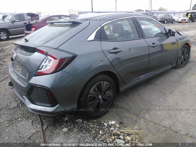 SHHFK7H77HU208242 - 2017 HONDA CIVIC EXL GRAY photo 4