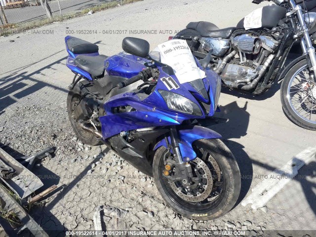 JYARJ12Y86A001988 - 2006 YAMAHA YZFR6 C BLUE photo 1