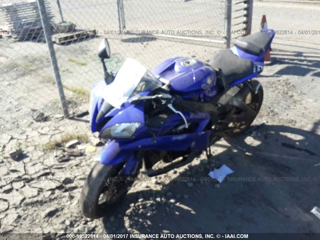 JYARJ12Y86A001988 - 2006 YAMAHA YZFR6 C BLUE photo 2