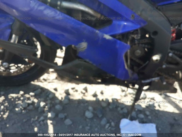 JYARJ12Y86A001988 - 2006 YAMAHA YZFR6 C BLUE photo 9