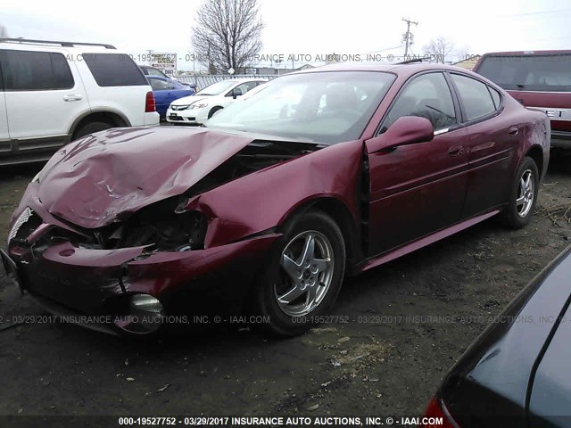 2G2WS522241337669 - 2004 PONTIAC GRAND PRIX GT2 წითელი ფოტო 2