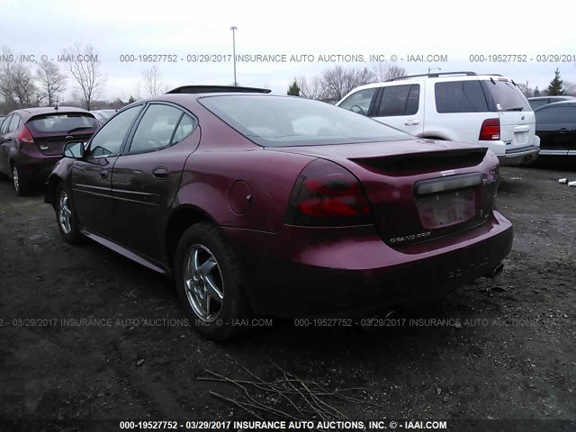 2G2WS522241337669 - 2004 PONTIAC GRAND PRIX GT2 წითელი ფოტო 3