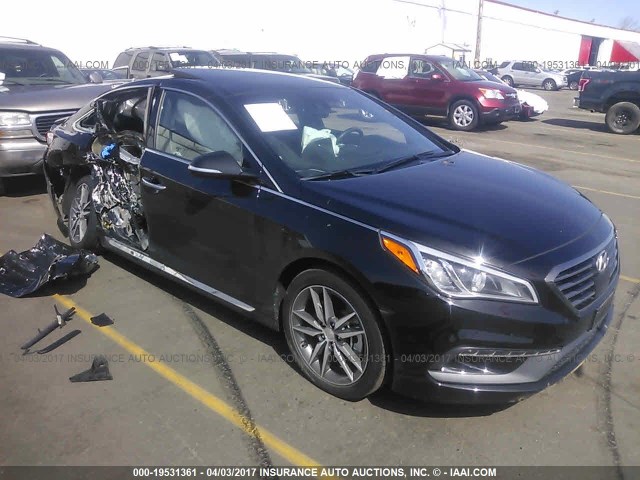 5NPE34AB7FH086035 - 2015 HYUNDAI SONATA 2.0 SPORT BLACK photo 1