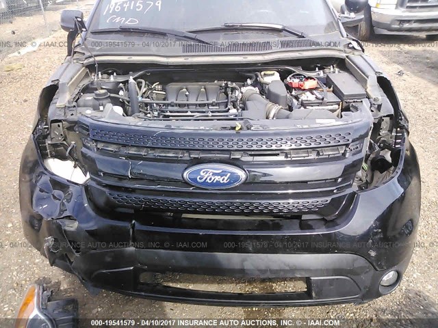 1FM5K8AR0FGB51427 - 2015 FORD EXPLORER POLICE INTERCEPTOR BLACK photo 10
