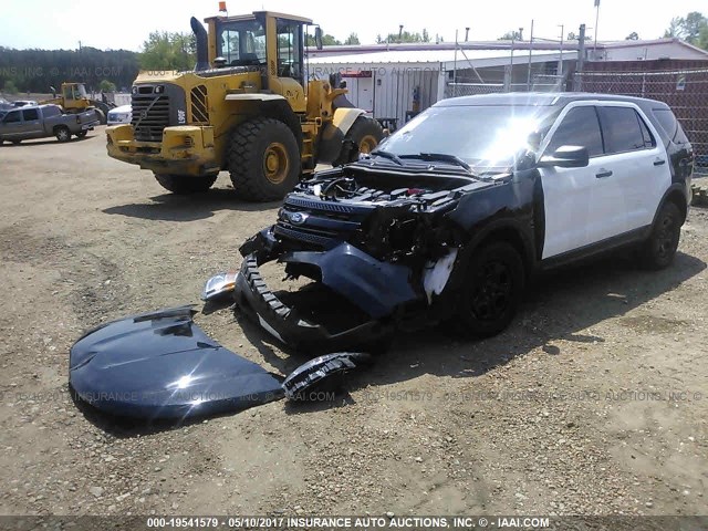1FM5K8AR0FGB51427 - 2015 FORD EXPLORER POLICE INTERCEPTOR BLACK photo 2