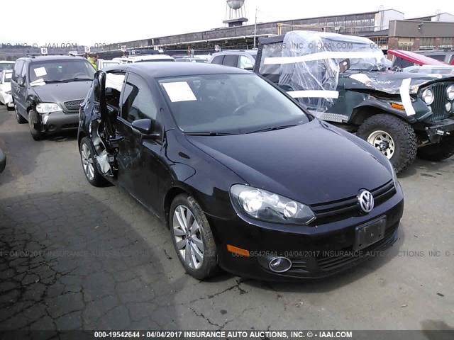 WVWDM7AJ1EW007873 - 2014 VOLKSWAGEN GOLF 黑色 照片 1