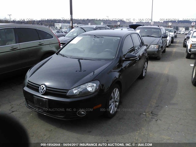 WVWDM7AJ1EW007873 - 2014 VOLKSWAGEN GOLF 黑色 照片 2