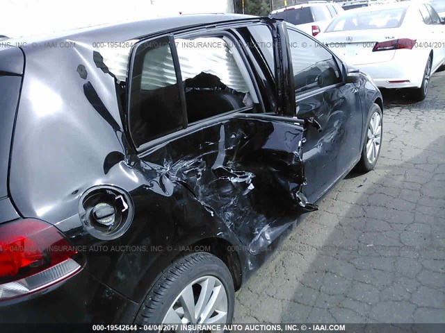 WVWDM7AJ1EW007873 - 2014 VOLKSWAGEN GOLF 黑色 照片 6
