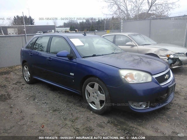 1G1ZW63186F137702 - 2006 CHEVROLET MALIBU MAXX SS BLUE photo 1