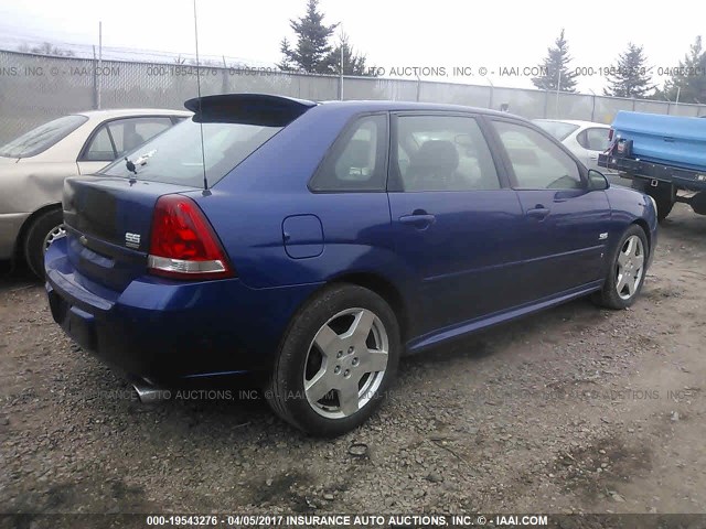 1G1ZW63186F137702 - 2006 CHEVROLET MALIBU MAXX SS BLUE photo 4