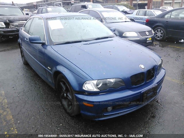 WBABN33471JW54609 - 2001 BMW 325 CI BLUE photo 1