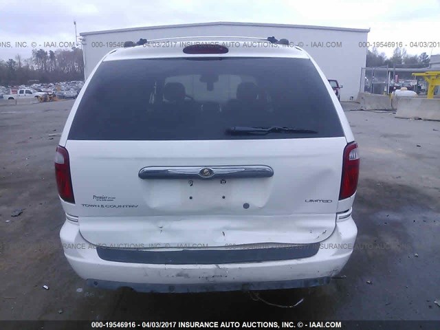 2A8GP64L36R901274 - 2006 CHRYSLER TOWN & COUNTRY LIMITED WHITE photo 6
