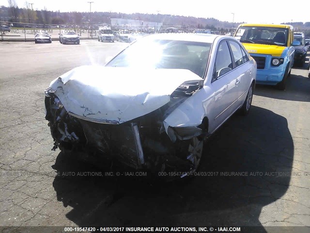 5NPEU46C59H574080 - 2009 HYUNDAI SONATA SE/LIMITED WHITE photo 2