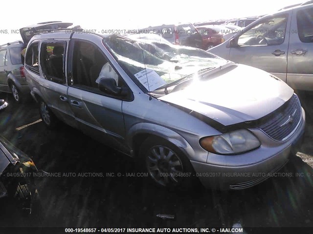 2C8GP74L22R609315 - 2002 CHRYSLER TOWN & COUNTRY EX SILVER photo 1