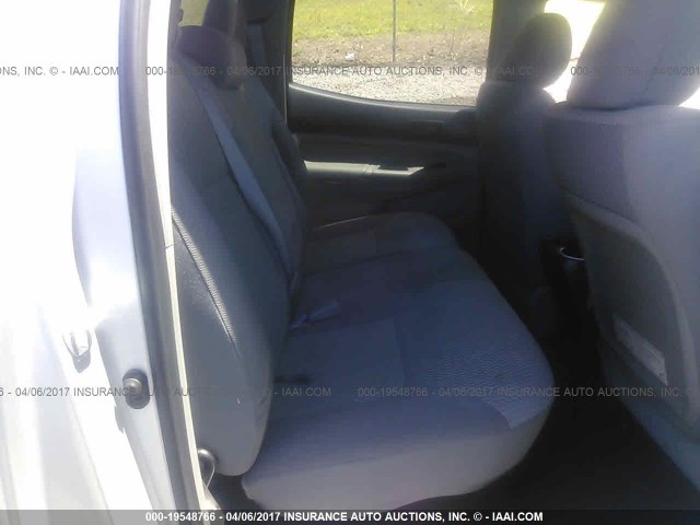5TFJX4GN4CX010762 - 2012 TOYOTA TACOMA DOUBLE CAB 银色 照片 8