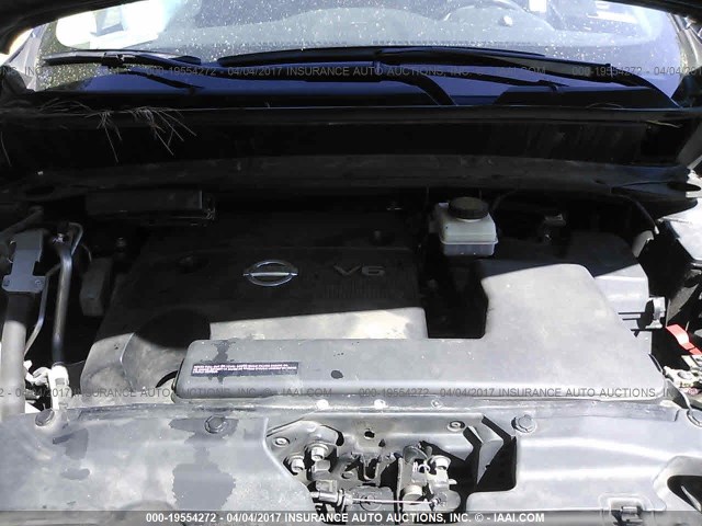 5N1AR2MN8EC704203 - 2014 NISSAN PATHFINDER S/SV/SL/PLATINUM 蓝色 照片 10