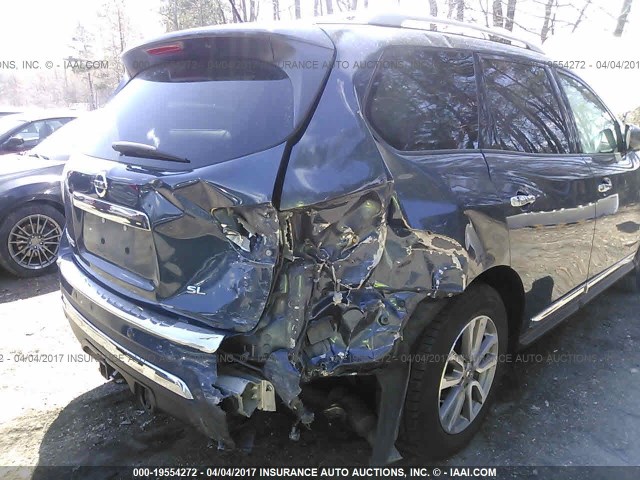 5N1AR2MN8EC704203 - 2014 NISSAN PATHFINDER S/SV/SL/PLATINUM 蓝色 照片 6