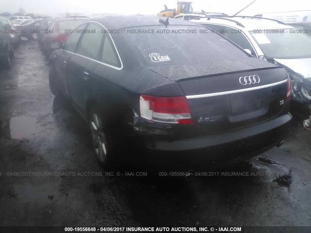 WAUDH74F86N098091 - 2006 AUDI A6 3.2 QUATTRO BLACK photo 3