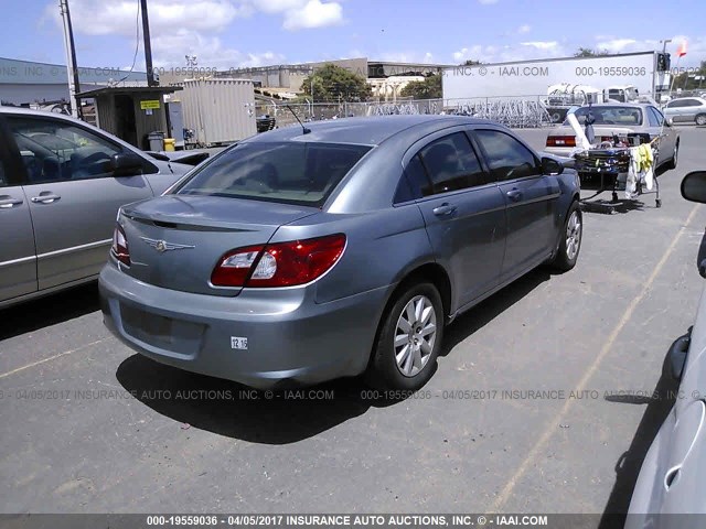 1C3LC46R97N605962 - 2007 CHRYSLER SEBRING GRAY photo 4